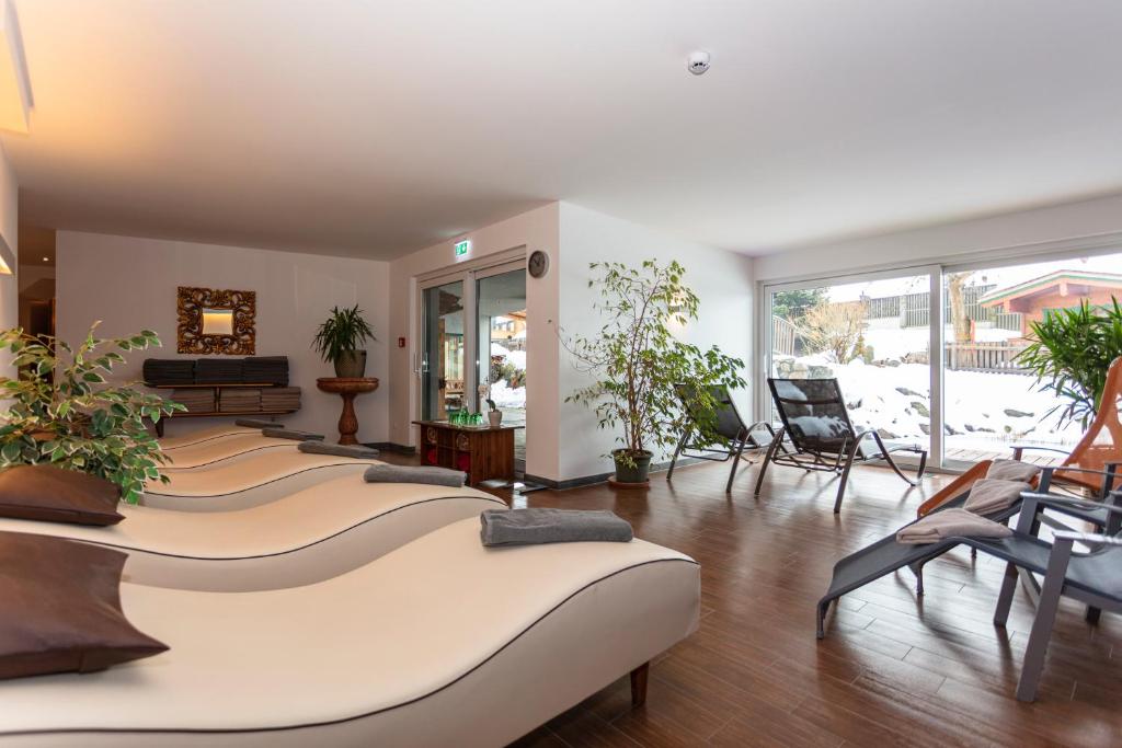 Posezení v ubytování Klawunn Hotel & Apartement