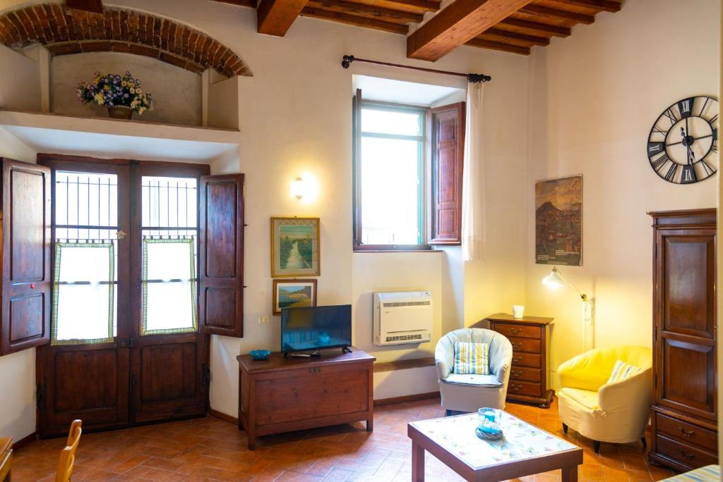 A seating area at Appartamento Stella Marina