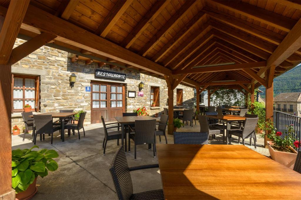 Restaurace v ubytování Hostal Kimboa