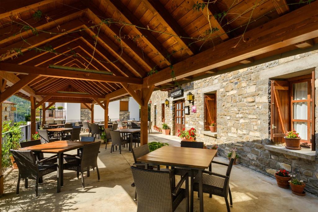 Restaurace v ubytování Hostal Kimboa