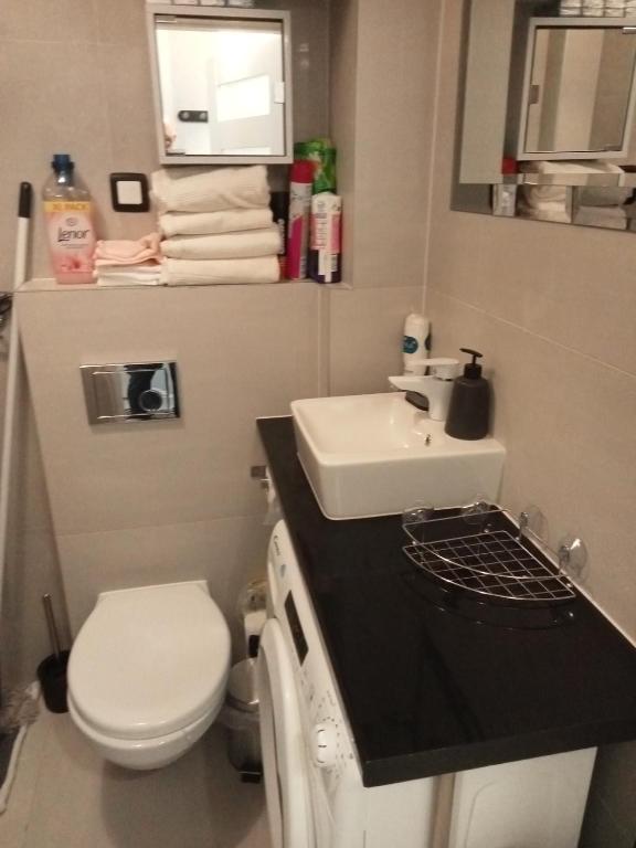 Kúpeľňa v ubytovaní Apartament Anita