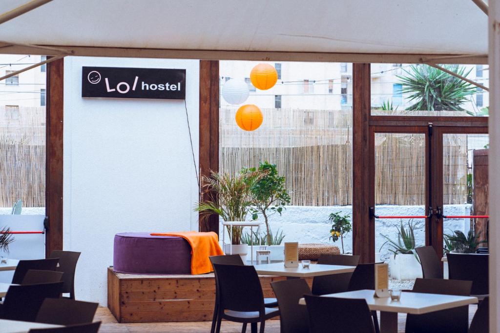 Posezení v ubytování LoL Hostel Siracusa