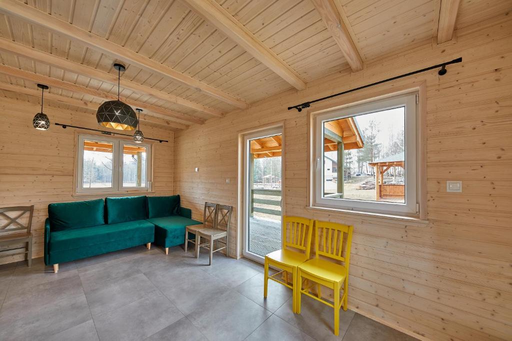 Posedenie v ubytovaní Apartamenty Białe Brzozy