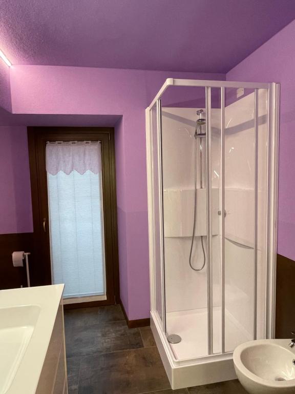 Koupelna v ubytování Casa Carral