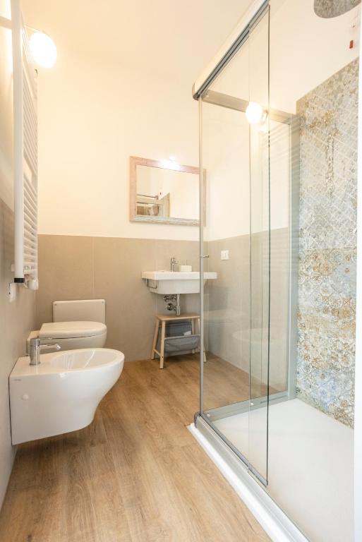 Kúpeľňa v ubytovaní BORGOROMA - Business & Apartments