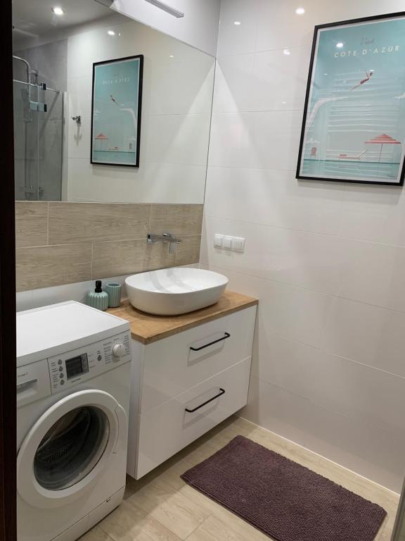 Kúpeľňa v ubytovaní LUX Apartament Polanki - Kołobrzeg