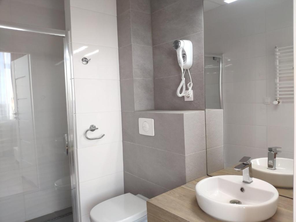 Koupelna v ubytování Apartamenty Aleje Jerozolimskie