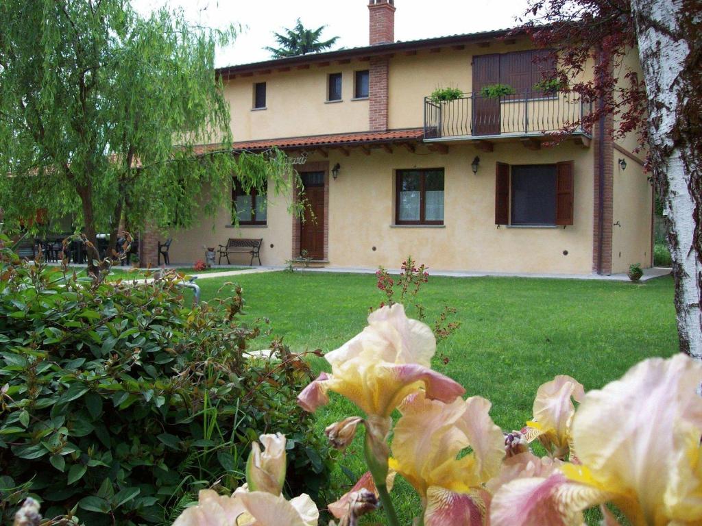 Zahrada ubytování Agri Village Pavia