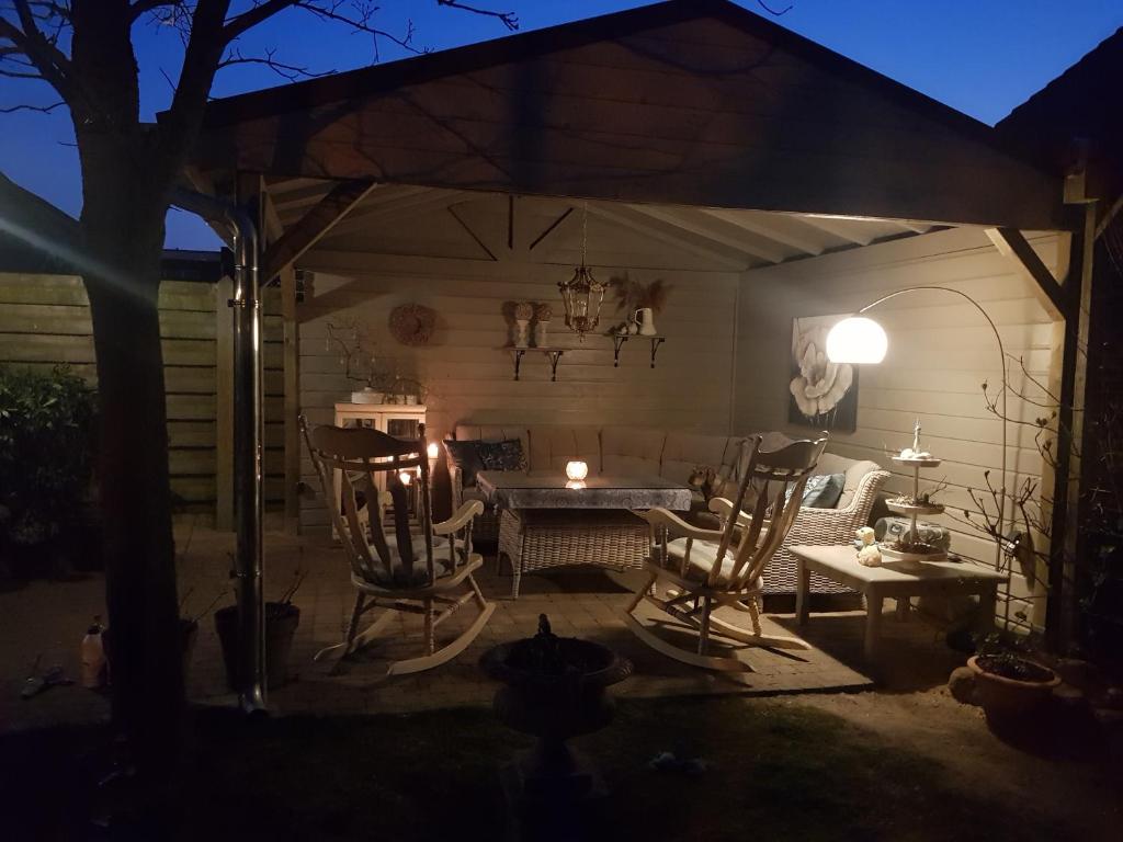 Patio nebo venkovní prostory v ubytování B&B Le Jardin