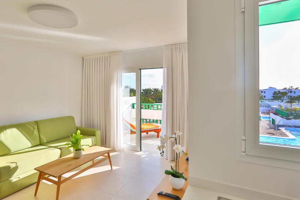 Posezení v ubytování Nazaret Apartments