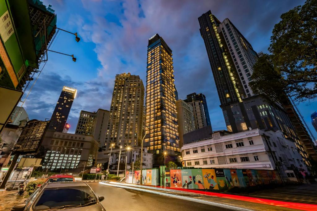 Nespecifikovaný výhled na destinaci Kuala Lumpur nebo výhled na město při pohledu z hotelu