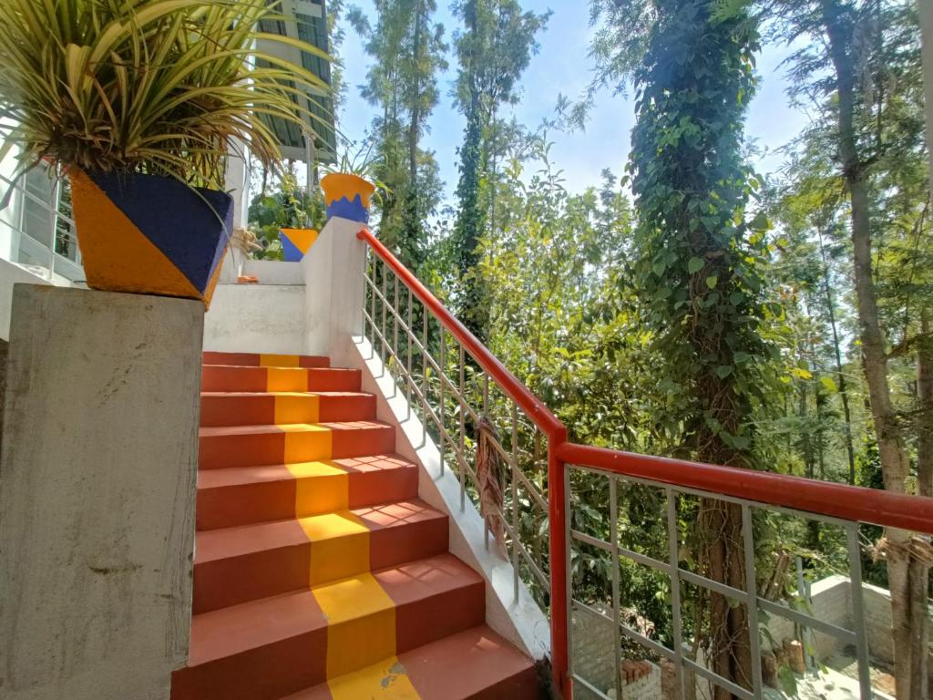 Balkón nebo terasa v ubytování Bhavan Resorts