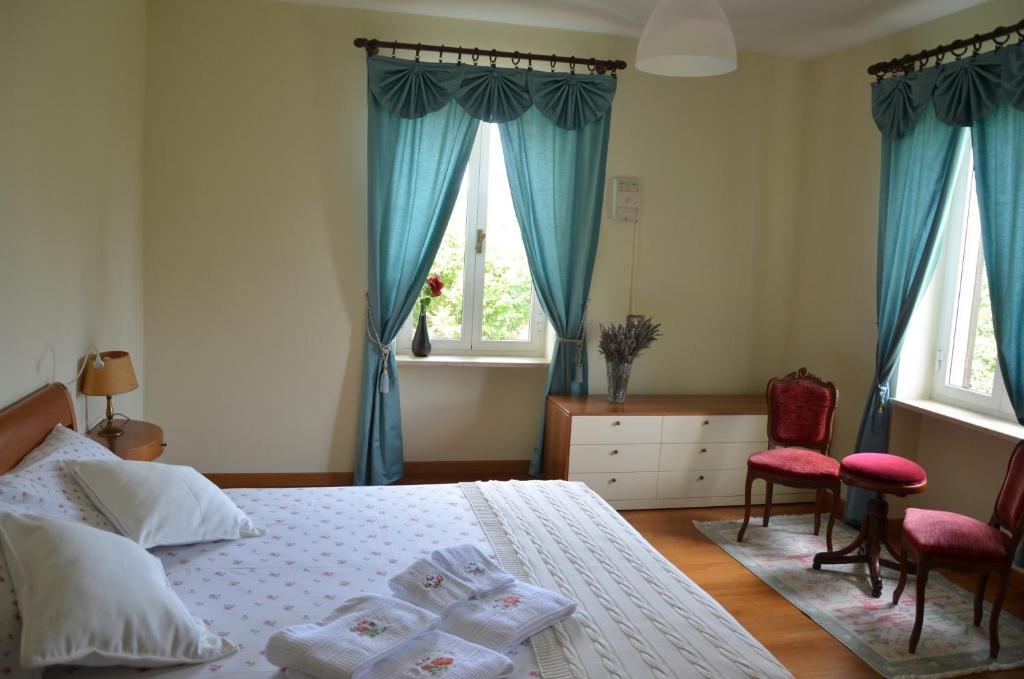 Postel nebo postele na pokoji v ubytování Bed & Bistrò Che Piasì