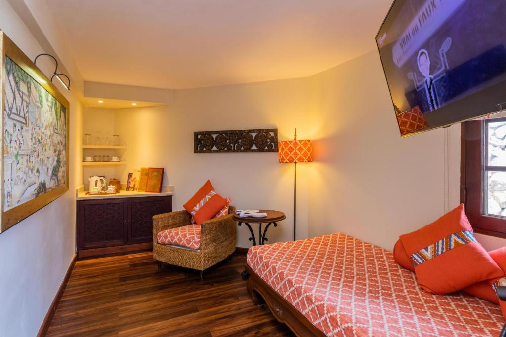 TV a/nebo společenská místnost v ubytování Anavana Beach Resort