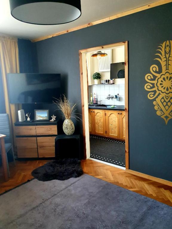 Kuchyňa alebo kuchynka v ubytovaní Apartament IZBA W CENTRUM