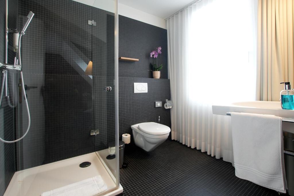 Koupelna v ubytování Hotel-Restaurant Löwen
