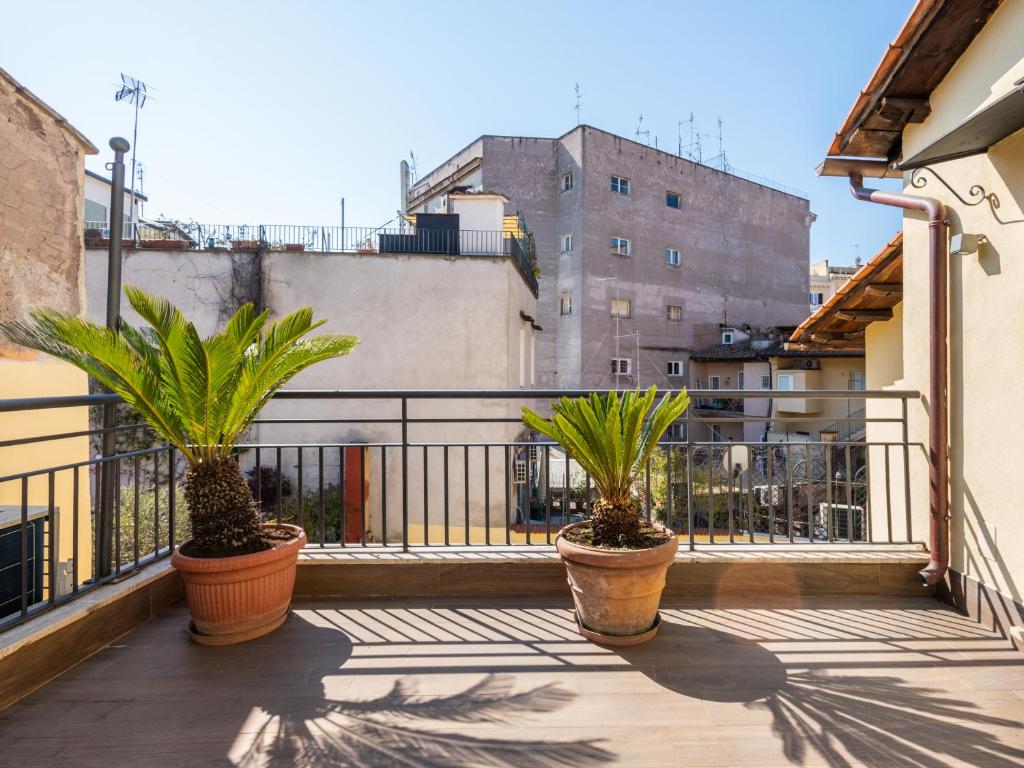 Balkón nebo terasa v ubytování Numa Rome Tullo