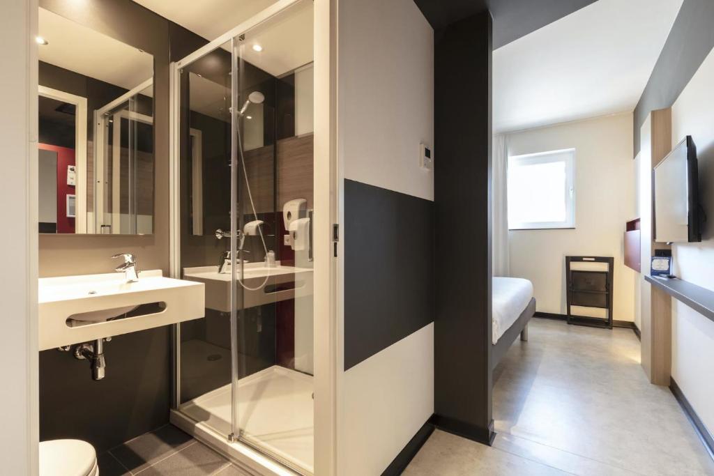 Koupelna v ubytování ibis budget Blankenberge