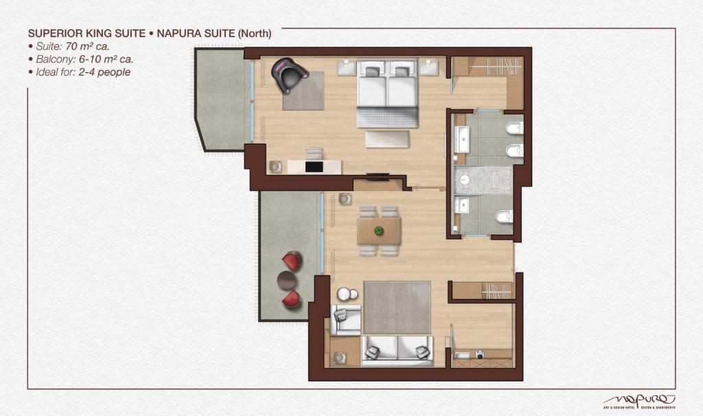 Art & Design Hotel Napura - 皇家高级套房