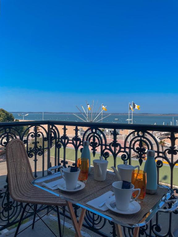 Balkón nebo terasa v ubytování Grand Hôtel Richelieu