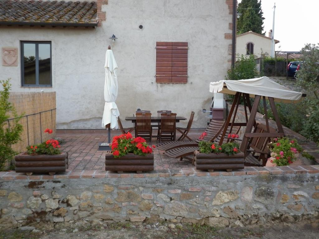 Zahrada ubytování Podere Le Grotte