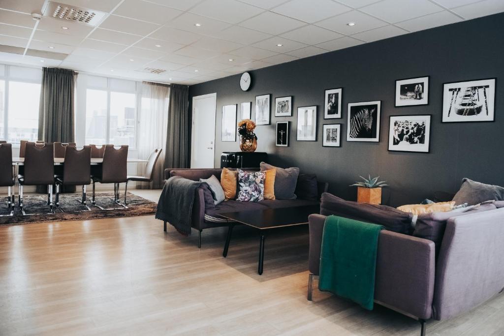 Posezení v ubytování Clarion Hotel Gillet