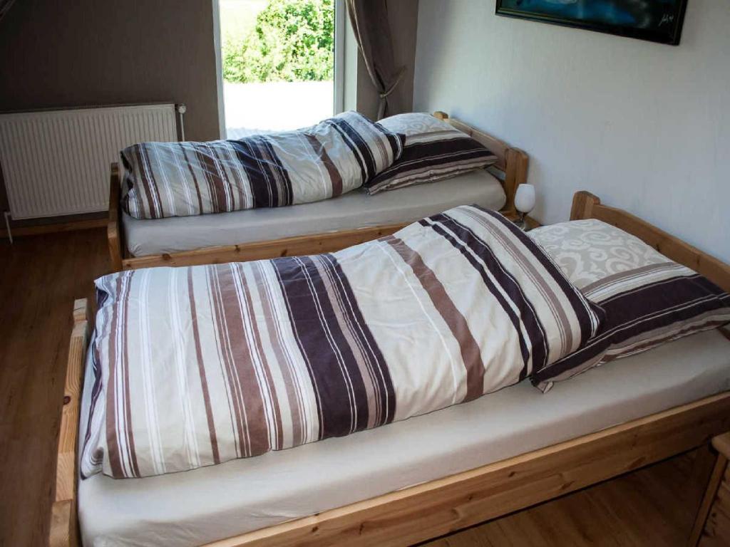 Postel nebo postele na pokoji v ubytování Ferienwohnung Lischewski