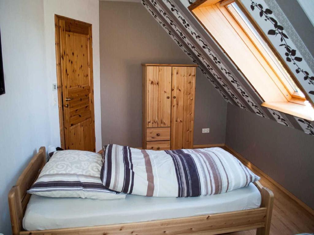 Postel nebo postele na pokoji v ubytování Ferienwohnung Lischewski