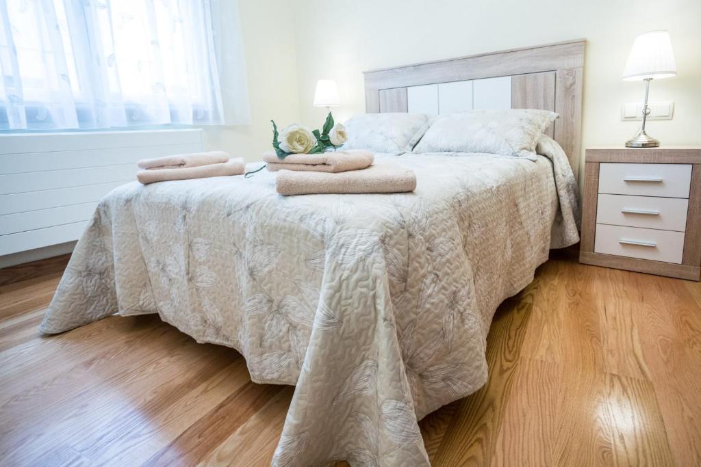 Posteľ alebo postele v izbe v ubytovaní Casa Goros