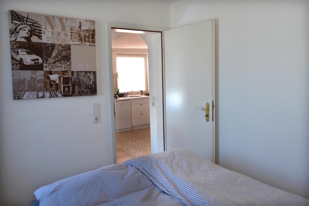 Postel nebo postele na pokoji v ubytování Backbord