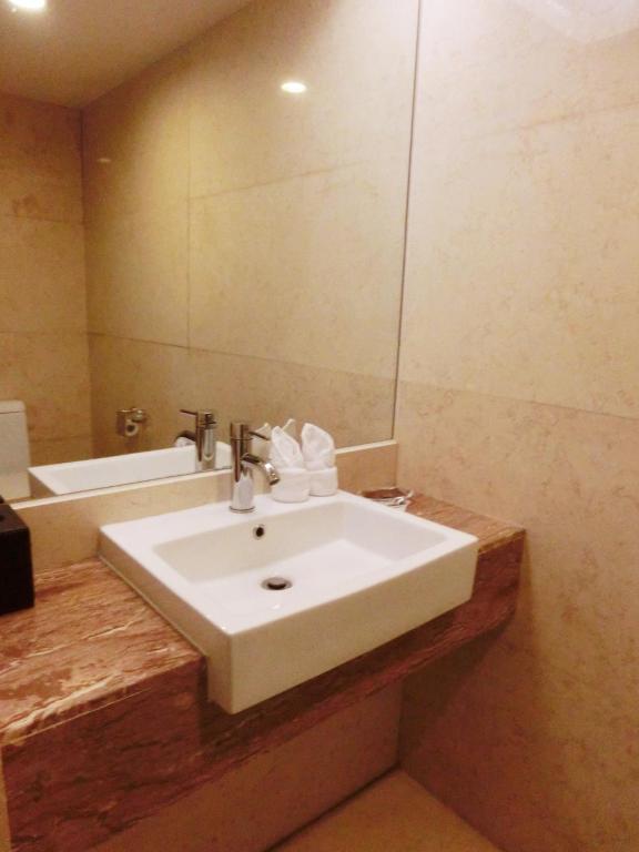 Koupelna v ubytování Guangzhou Good International Hotel