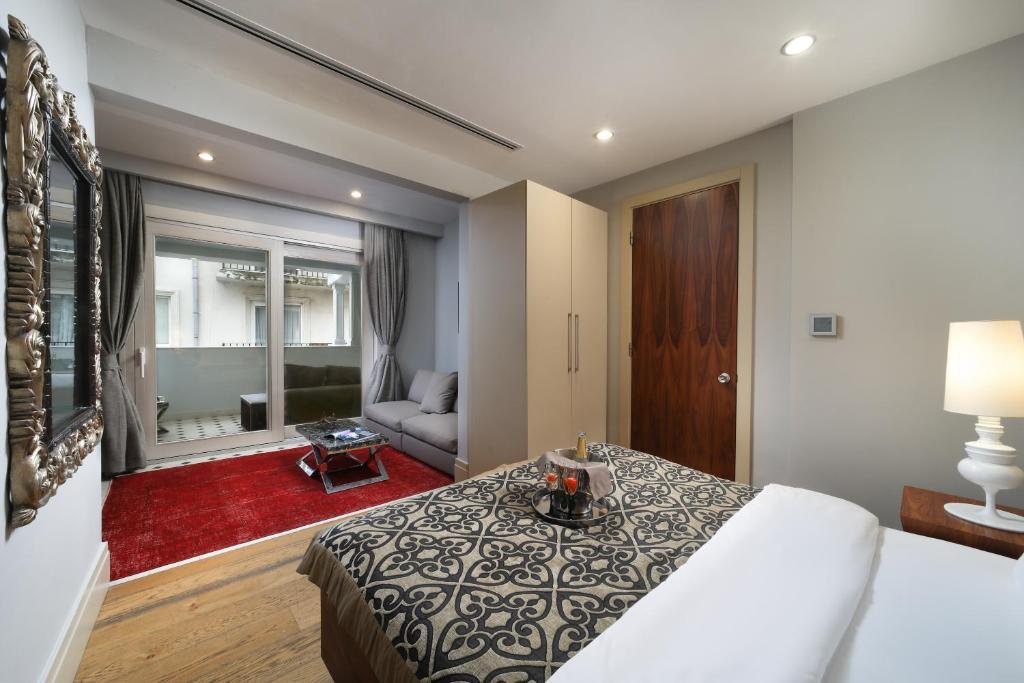 Cama ou camas em um quarto em The Story Hotel Pera