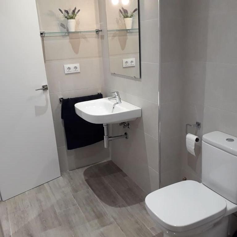 Koupelna v ubytování Apartamento Nuria Plaza San Isidro