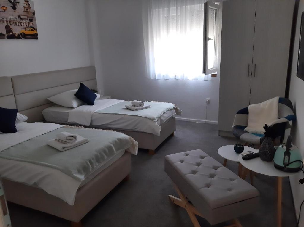 Кровать или кровати в номере Guest House Vanja