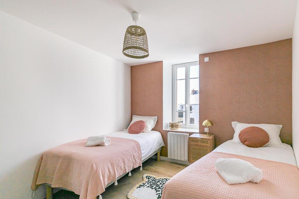 Postel nebo postele na pokoji v ubytování Callot