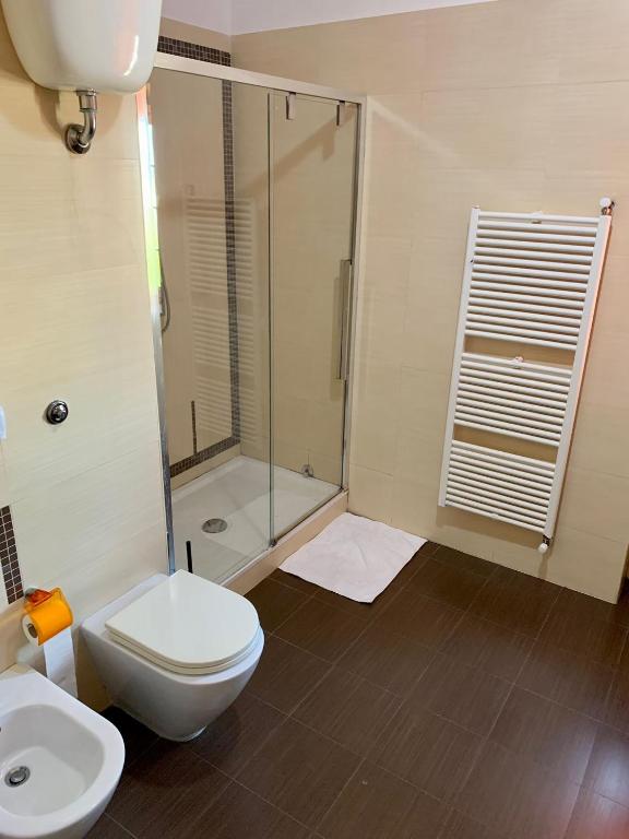 Koupelna v ubytování B&B Casa Biscotti