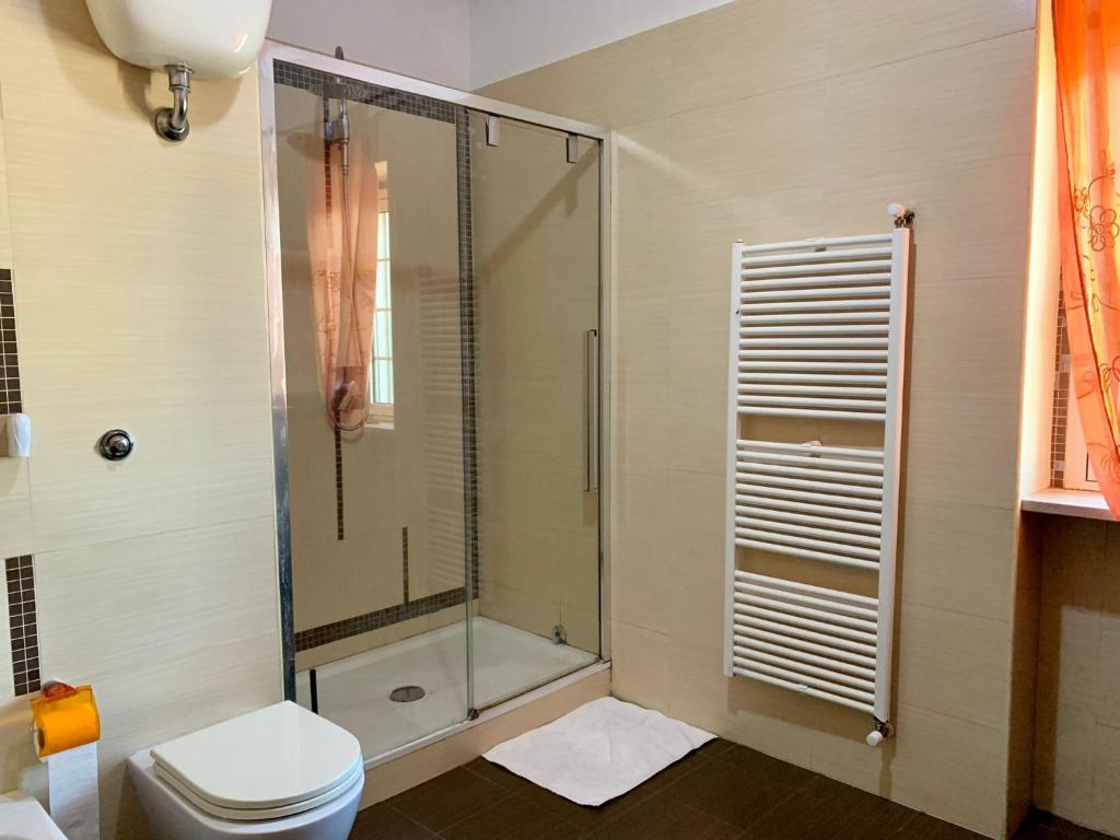 Koupelna v ubytování B&B Casa Biscotti