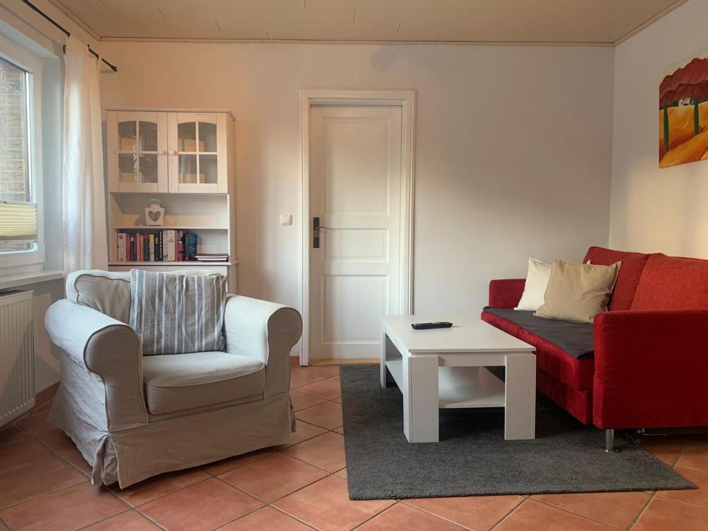 Posezení v ubytování Ferienwohnung in Kappeln