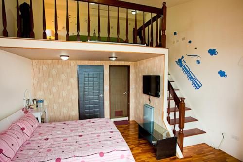 Miaoli Sanyi Bo Wu Guan Homestay - Quadruple Room With Mountain View