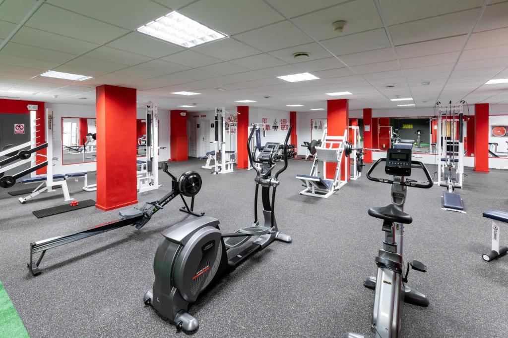 Fitness centrum a/nebo fitness zařízení v ubytování Hotel Don Manolito