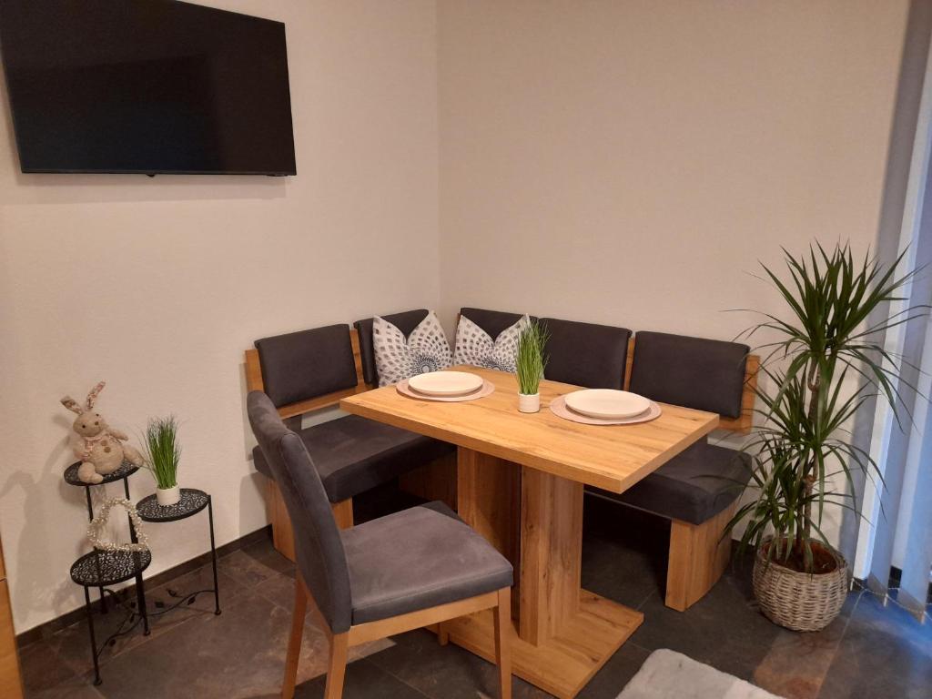 TV a/nebo společenská místnost v ubytování Apart Pitsche