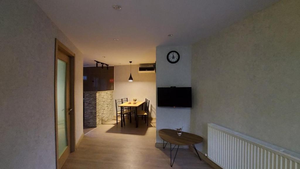 TV a/nebo společenská místnost v ubytování Hotel Visitor