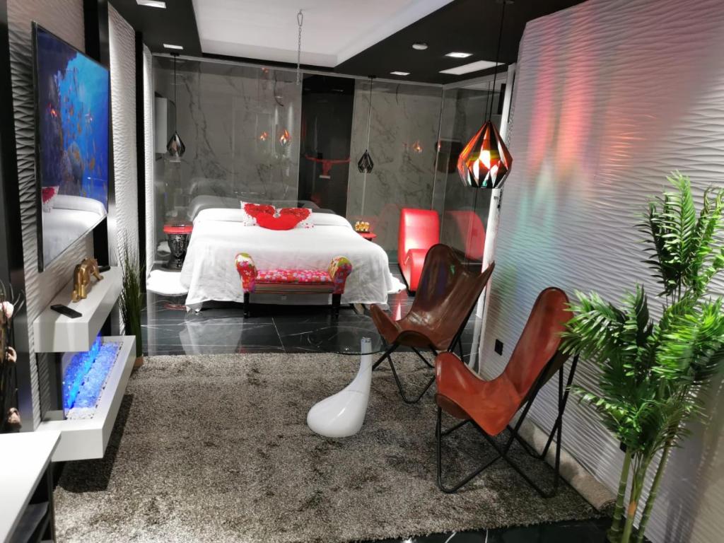 Katil atau katil-katil dalam bilik di Lexury Suite Acqua