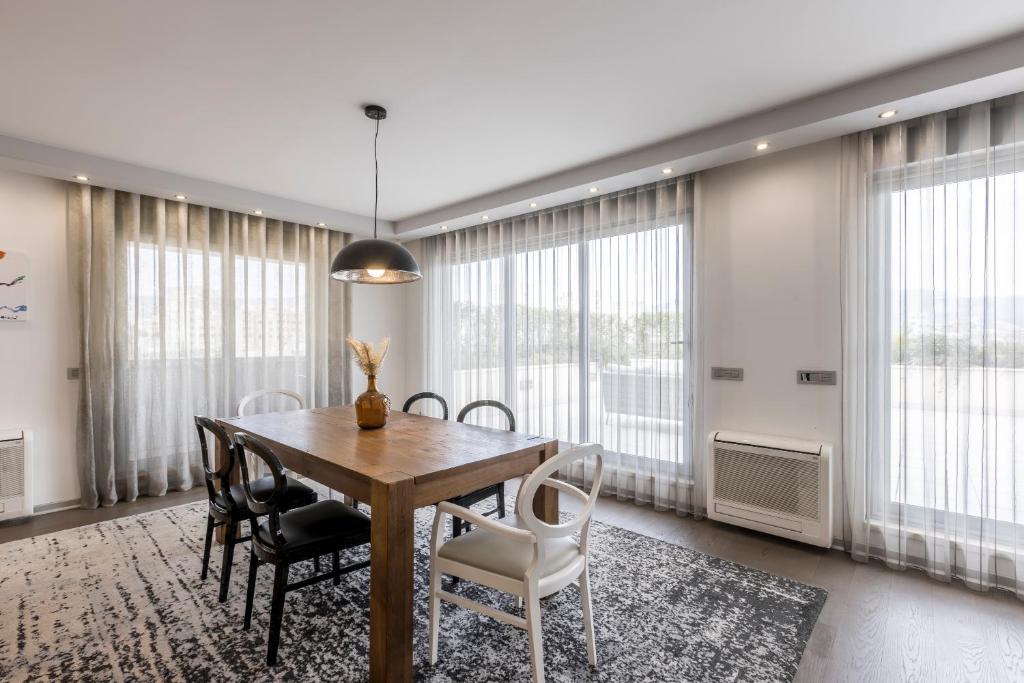 Posezení v ubytování Lazarica Penthouse