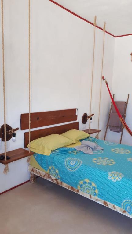 Ένα ή περισσότερα κρεβάτια σε δωμάτιο στο EncantaLuna
