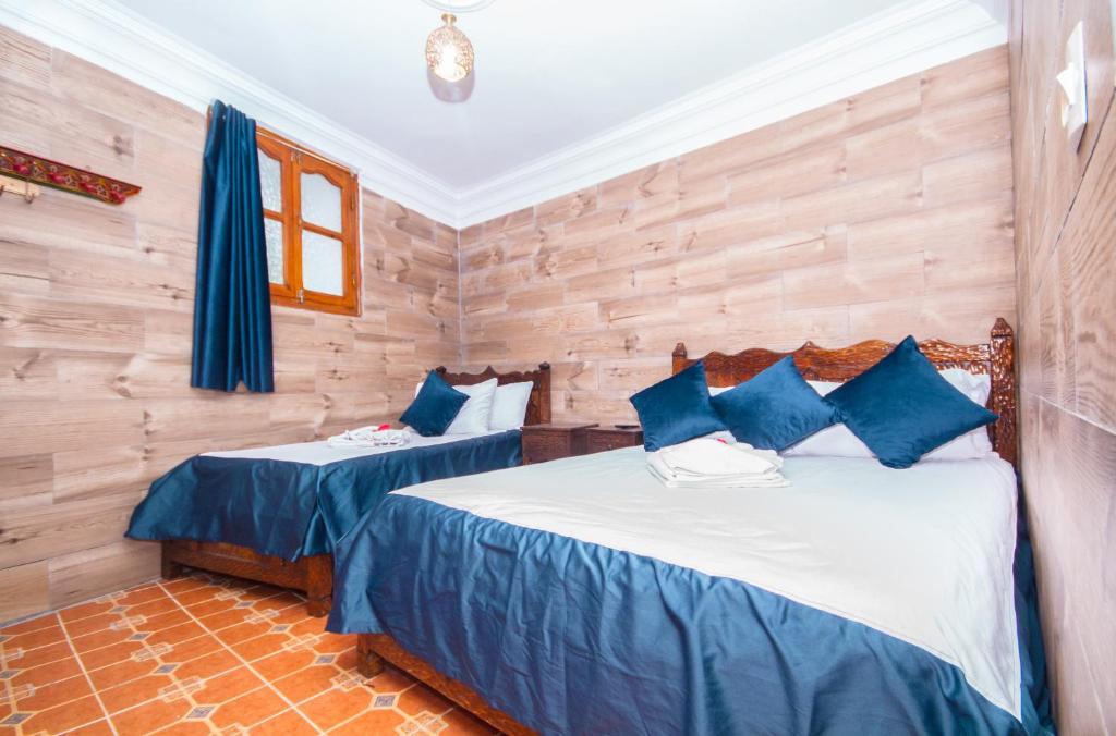Hotel Al kassabaにあるベッド