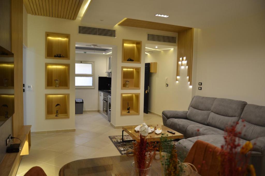 Posezení v ubytování Elite Suites Hurghada