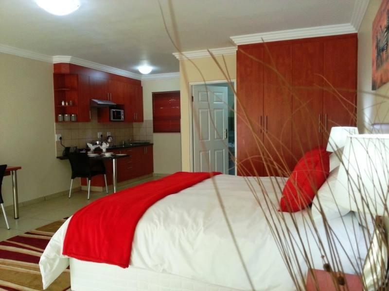 Postel nebo postele na pokoji v ubytování Anka Lodge