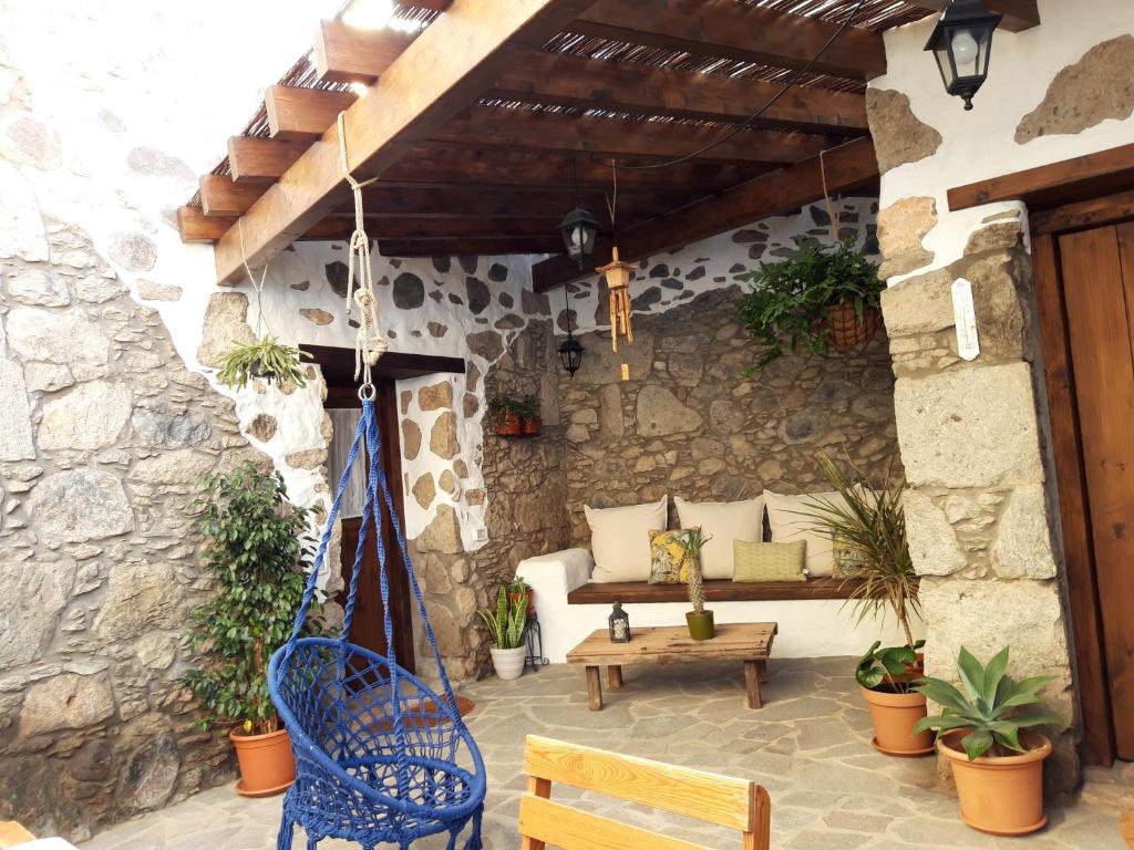 Χώρος καθιστικού στο La casa de Eni