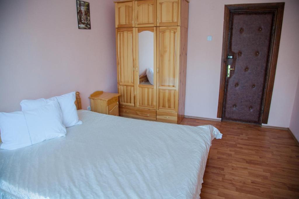Postel nebo postele na pokoji v ubytování Hotel Vlasca